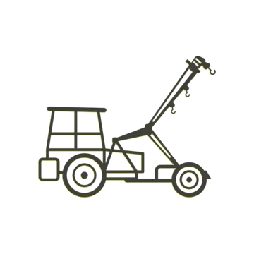 Hydra Crane Transparent Icon - Manu Earthing